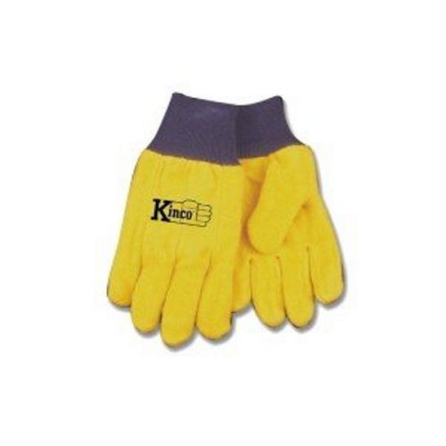 KINCO Chore Yellow Work Gloves Size XLarge Farm Construction Gardening *1 Pair*
