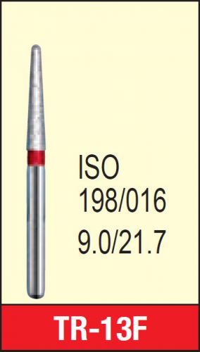 MANI DIA-BURS TR-13F Taper Round End Fine Grit Dental Diamond Burs 30 pcs