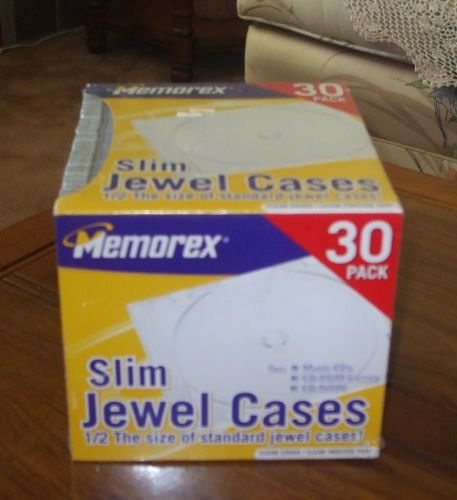 Memorex Slim Jewel Cases 30 Pack
