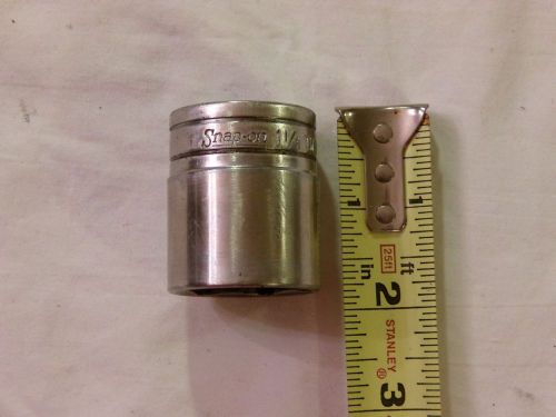 VINTAGE SNAP-ON 1/2&#034;DRIVE 1&#034;7/8 TW-361 6-POINT SOCKET PAT NO.3273430