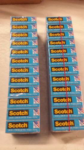 3M Scotch Removable Tape 811, 1/2&#034; x 1296&#034; (36yds.)  indiv. Boxed  24 Rolls