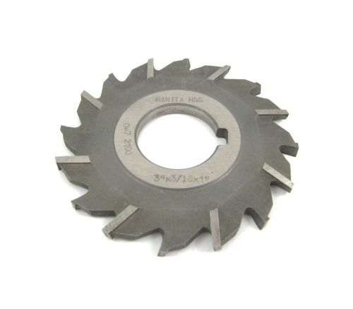 HANITA Staggered Teeth side milling cutter 3&#034;X3/6X1&#034; (sn 109)
