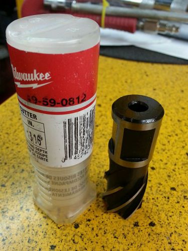 Milwaukee 49-59-0812 high speed steel annular cutter 13/16&#034; for sale