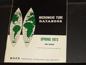 DERIVATION &amp; TABULATION MICROWAVE TUBE DATA BOOK 30TH EDITION SPRING 1973 (#59)