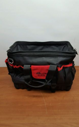 Ma-13025 soft sided-hard bottom hvac tool bag-10 inside and 14 outside pockets for sale