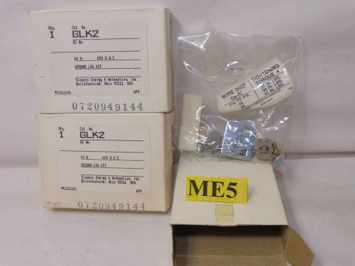 3 siemens ground lug kits glk2 30-60 amp new for i-t-e enclosed switch for sale