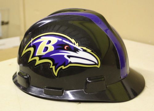 Msa Safety Works NFL Hard Baltimore Ravens Hat fully adjustable