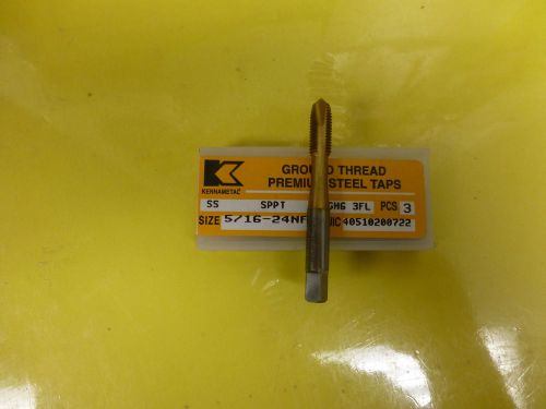 TAP SPIRAL POINT (.3125) 5/16-24 H6 TIN COATED KENNAMETAL JAPAN NEW UNUSED $5.50