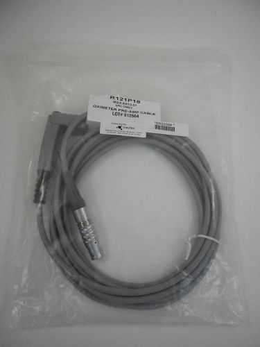 NELLCOR 100 &amp; 200, Maxtec pulsoximeter pre-amp cable R121P18