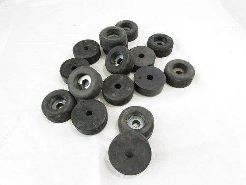 Rubber bumpers with embedded washer 1-1/2&#034; x 5/8&#034; (lot of 16) **nnb** for sale