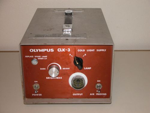 Olympus CLK-3 Cold Light Supply  / Endoscopy Light Supply, tested &amp; working