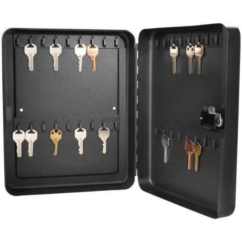 36 key safe lock hooks box cabinet rack holder storage wall mount hang home new for sale