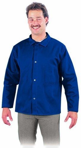 Steel grip steel grip bs16750-lg fire resistant 9-ounce treated cotton jacket, for sale