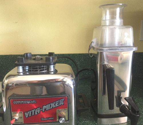Vitamix 479044 maxi-4000 vita-mixer commercial household blender stainless 850w for sale