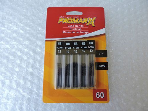 Promarx Mechanical Pencil Lead Refills 0.7mm HB #2 (1 pack contains 60 pieces)