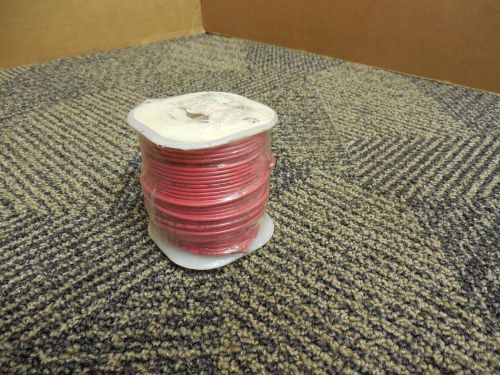 BELDEN WIRE PVC HOOKUP 8501 2 RED 100&#039; FT 30MTR 18 AWG NEW