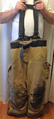 Firefighter turnout/bunker pants w/ belt/susp. - globe g-xtreme - 40 x 30 - 2005 for sale
