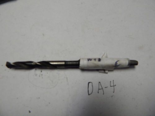 W &amp; B  5/16&#034; x # 1 Taper Shank Twist Drill Bit