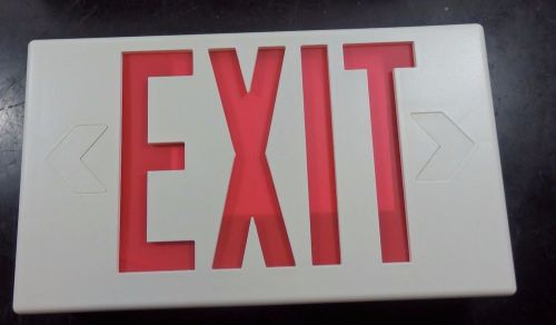 Cooper lighting exit sign w/ battery backup, 1w, led, red/green, lpx7 sd |kj2|rl for sale
