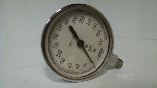 USG Test Gauge 3&#034; Inch 1/4&#034; NPT 300 Psi  NOS Pressure Gauge Testing Equiptment