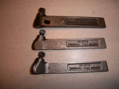 Craftsman Turning ToolHolders Left, Right, Straight - 3/16&#034; lathe toolbit holder