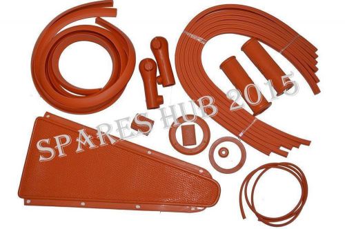 VESPA RED FULL RUBBER KIT.VBB,SPORTIQUE,SPRINT,SUPER NEW