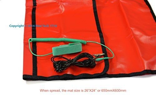 New York 1718 Professional Portable Anti Static Mat with Ground and Wrist Strap