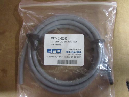 Nordson efd 2-2024g grey urethand hose assy 1/4 inch new for sale