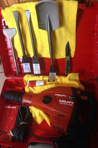HILTI TE700-AVR DEMO Jack HAMMER BRUSHLESS AWESOME POWERFUL-LOADED-WARRANTY 2017