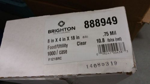 HUGE LOT (95 box) of Brighton Food/Utility bags, 888949, 8&#034;x4&#034;x18&#034;/.75 Mil