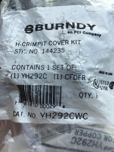 BURNDY H-CRIMPIT COVER KIT, Catalog # : YH292CWC, Stock # : 144235, New
