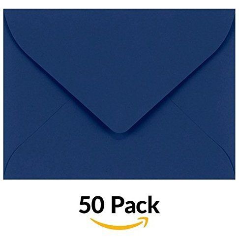 #17 mini envelopes (2 11/16 x 3 11/16) - navy blue (50 qty.)| perfect for gift for sale