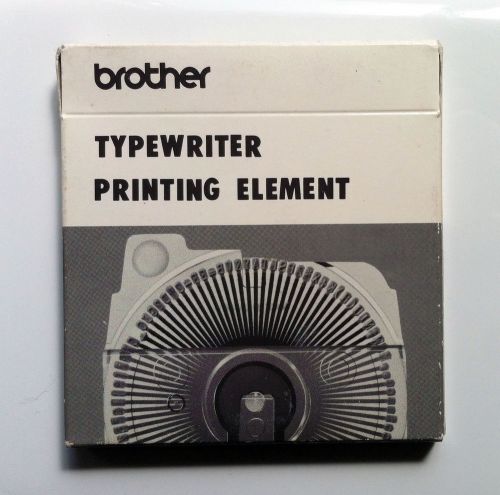 BROTHER English ANELIA P.S Cassette Daisy Wheel for Brother 418 Typewriters