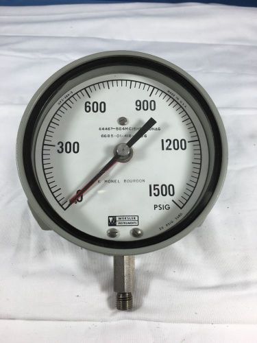 Weksler 4.5&#034; 0-1500 mil-spec gauge for sale