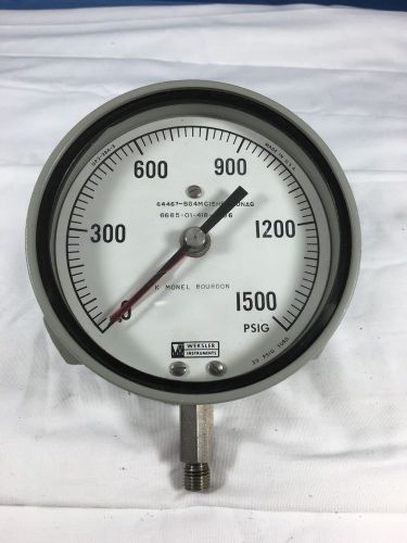 Weksler 4.5&#034; 0-1500 Mil-Spec Gauge