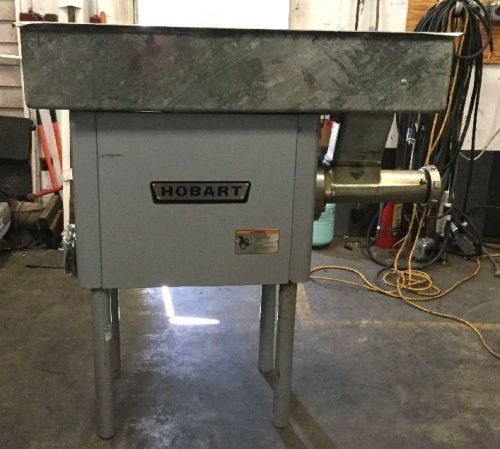 Hobart 4146 commercial meat grinder 5h.p. mill 3 phase electric for sale
