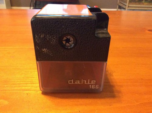 Vintage Dahle Pencil Sharpener-  Portable - Plastic - Orange 166