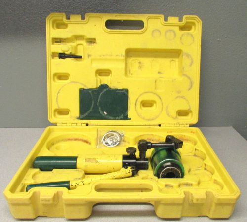 L.H. Dottie HPT-12Ton Hydraulic Punch Kit 1/2 - 4&#034; 12 ton Capacity  - IN CASE *