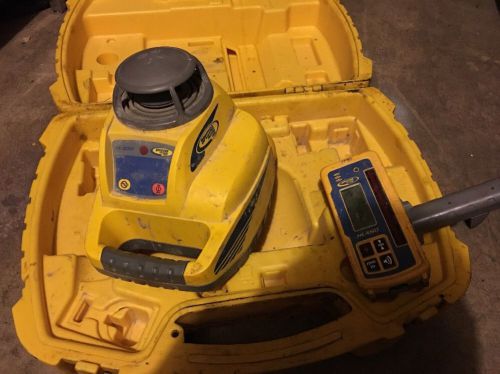 Spectra LL300 Rotary Laser Level, Receiver, Case