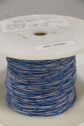 Prestolite wire blue/white cross connect wire - 1000ft j1p43b-pxx02 1pr 24 gauge for sale
