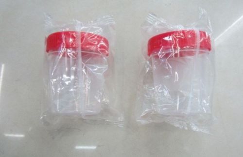 25 x Quality Specimen Cups Containers Sterile Jars | Urine Lab Craft | 60ml