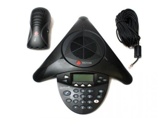 PolyCom SoundStation2 Direct Connect Conference Phone w/ Wall Module [Ref B]