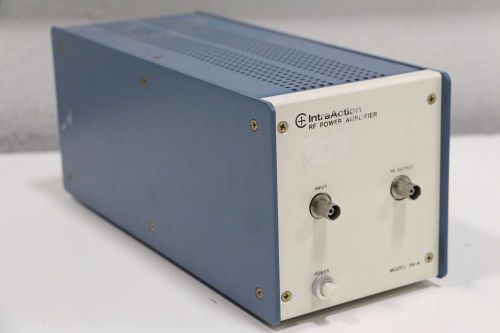 IntraAction Model PA-4 RF Power Amplifier Unit Module Industrial 115/230V FUSE