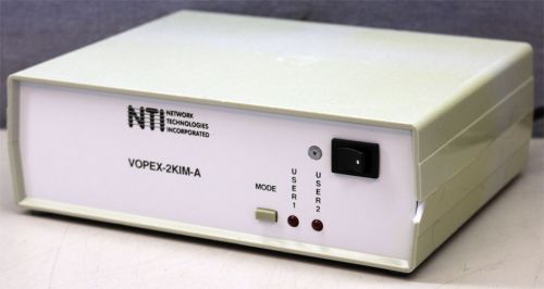 NTI Network Technologies Inc. VOPEX-2KIM-A KVM 2-Port Switch