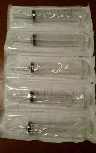 Syringes 60cc 60ml 2oz (Lot of 5) Catheter Tip for Crafts, Fluids &amp; Jello Shots