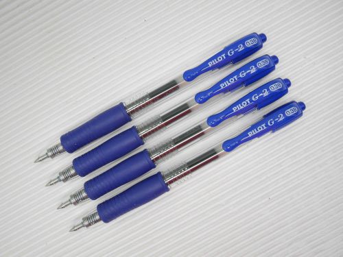 6pcs PILOT G-2 0.38mm ultra fine roller ball pen Blue(Japan)