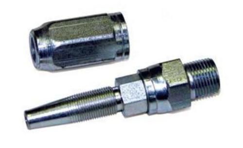 Gates 3/8&#034; Reusable Coupler Hydraulic Fittings Swivel for 1-Wire Hose