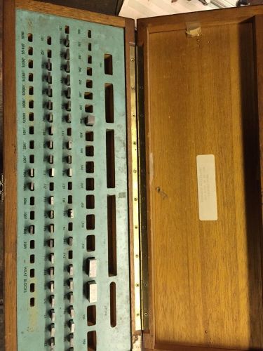Brown And Sharpe Gauge Block Set Inspection Department Quality
