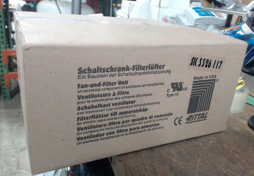 NIB Rittal SK 3326 117 fan &amp; filter unit - 60 day warranty