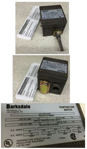 Barksdale L2H H351S-RD Temperature Switch